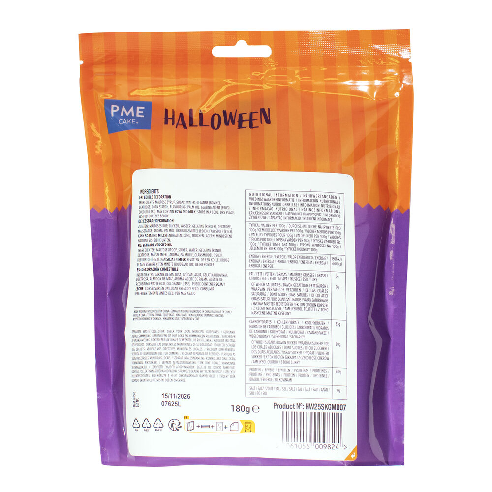 PME Halloween Marshmallows &ndash; Spoken Pk/12