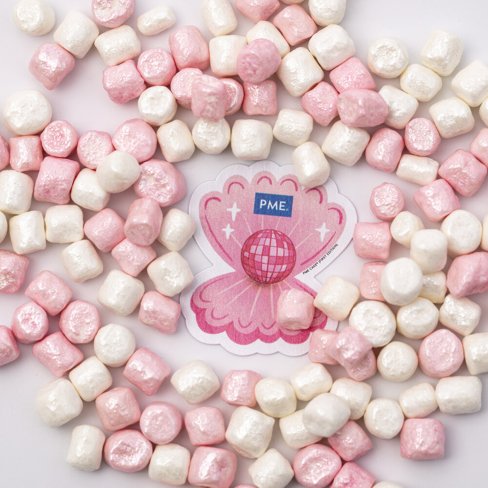 PME Crunch Mallows &ndash; Pink &amp; White