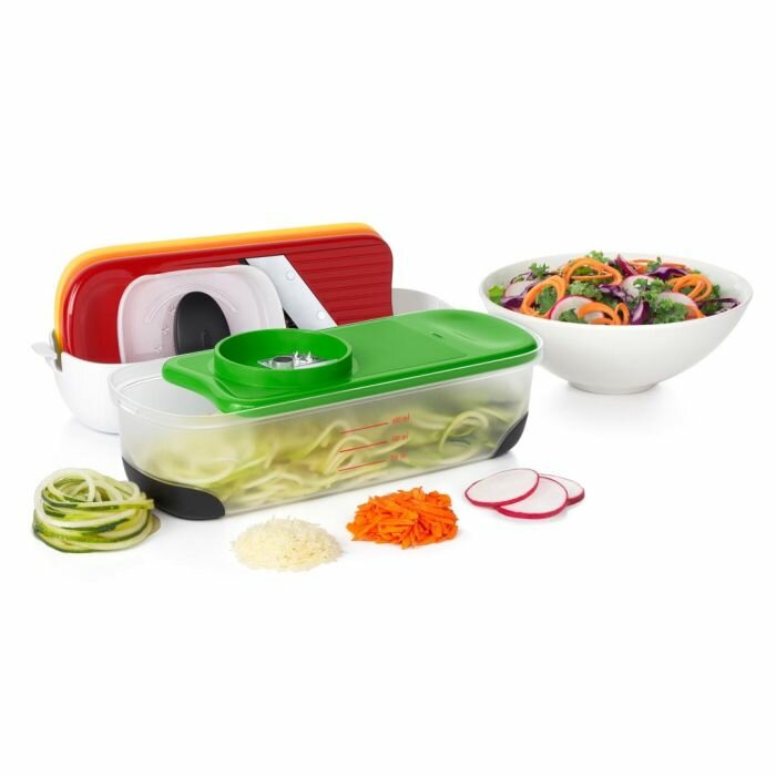 OXO Grater, Slicer &amp; Spiralizer Set with Food Holder