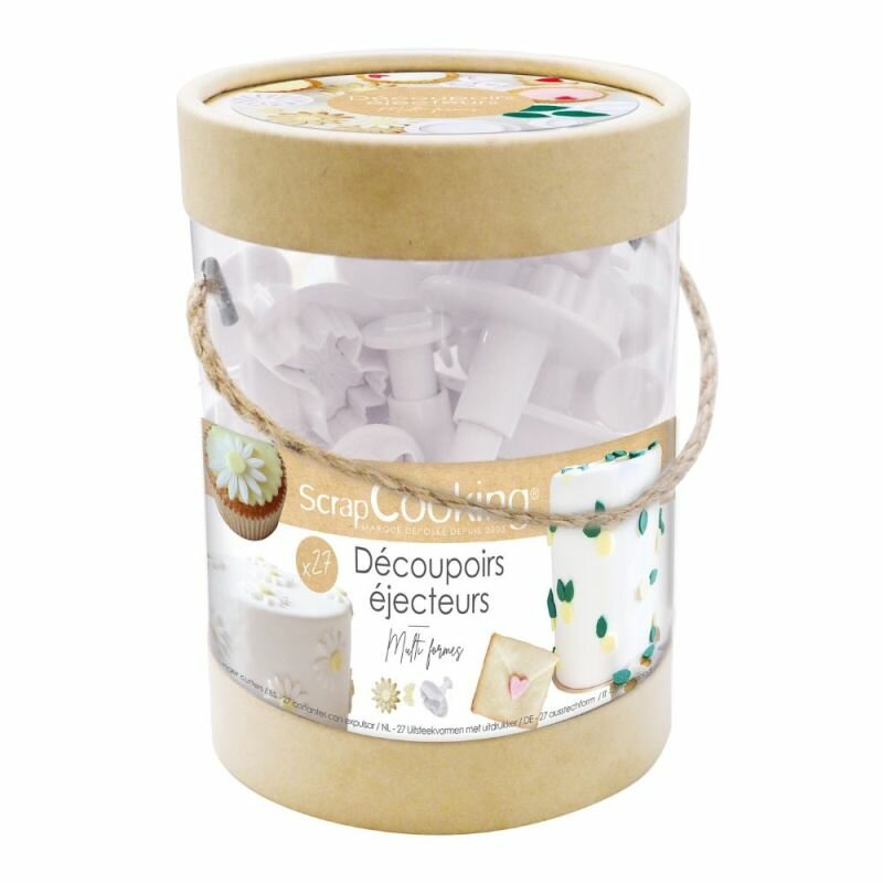 ScrapCooking Plunger-Ausstecher Adorable Shapes Set mit 27 St&uuml;ck
