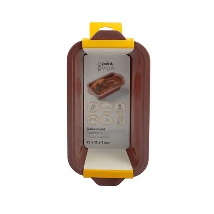 Point-Virgule silicone loaf pan Vintage Maroon 22x12x7cm