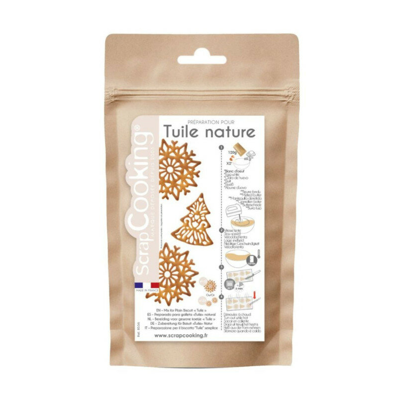 ScrapCooking mix voor krokante tuiles naturel 120g