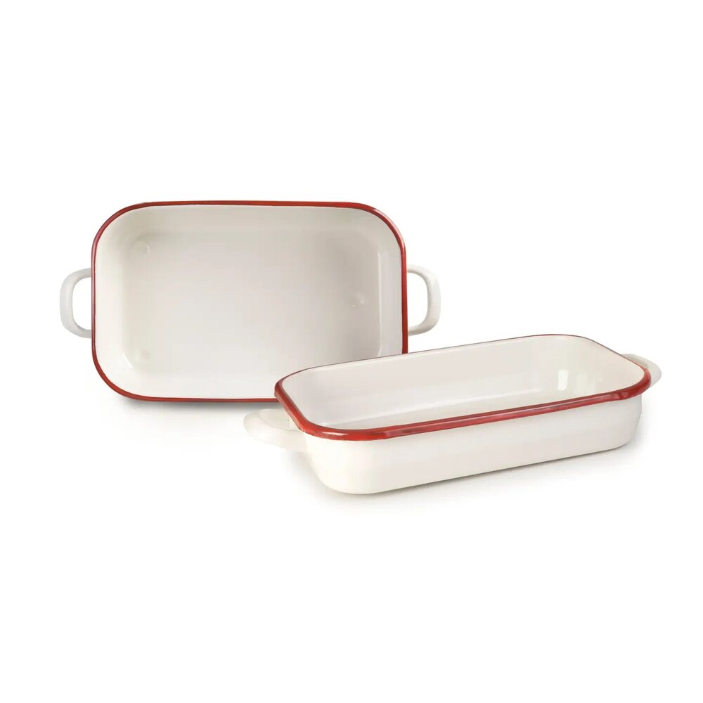 IBILI Vintage Bordeaux braadslede met handgrepen 32x22cm