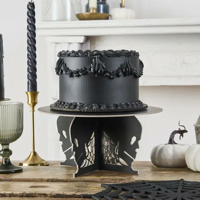 Hootyballoo Halloween Taartstandaard Schedels &amp; Spinnenwebben