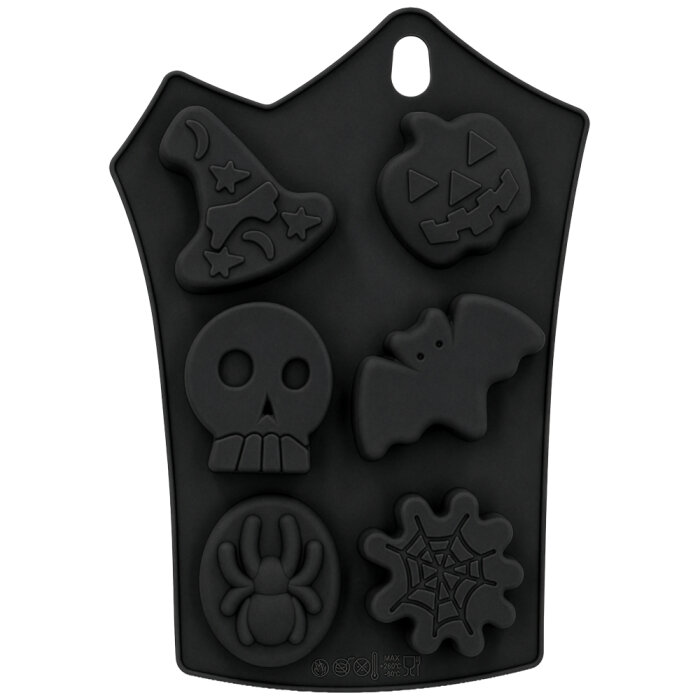 Birkmann siliconen bakvorm Halloween 6 figuren