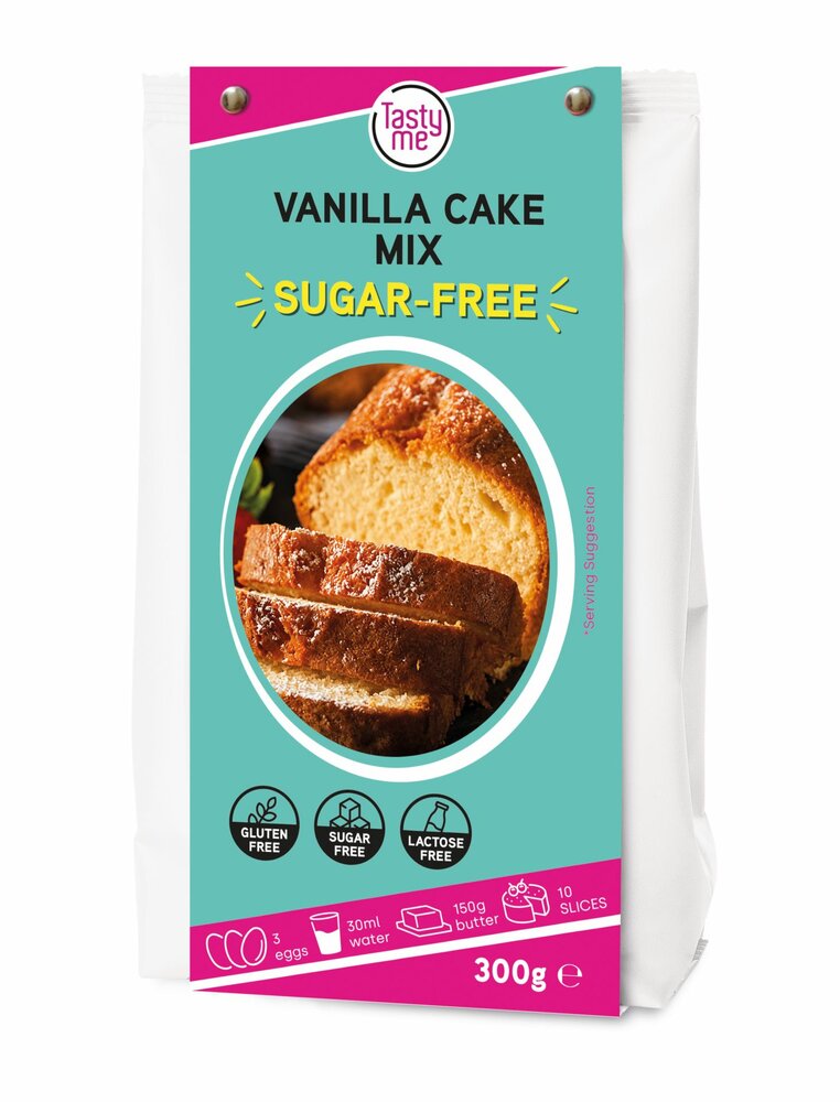 Tasty Me Vanilla Cake mix 300g - suikervrij