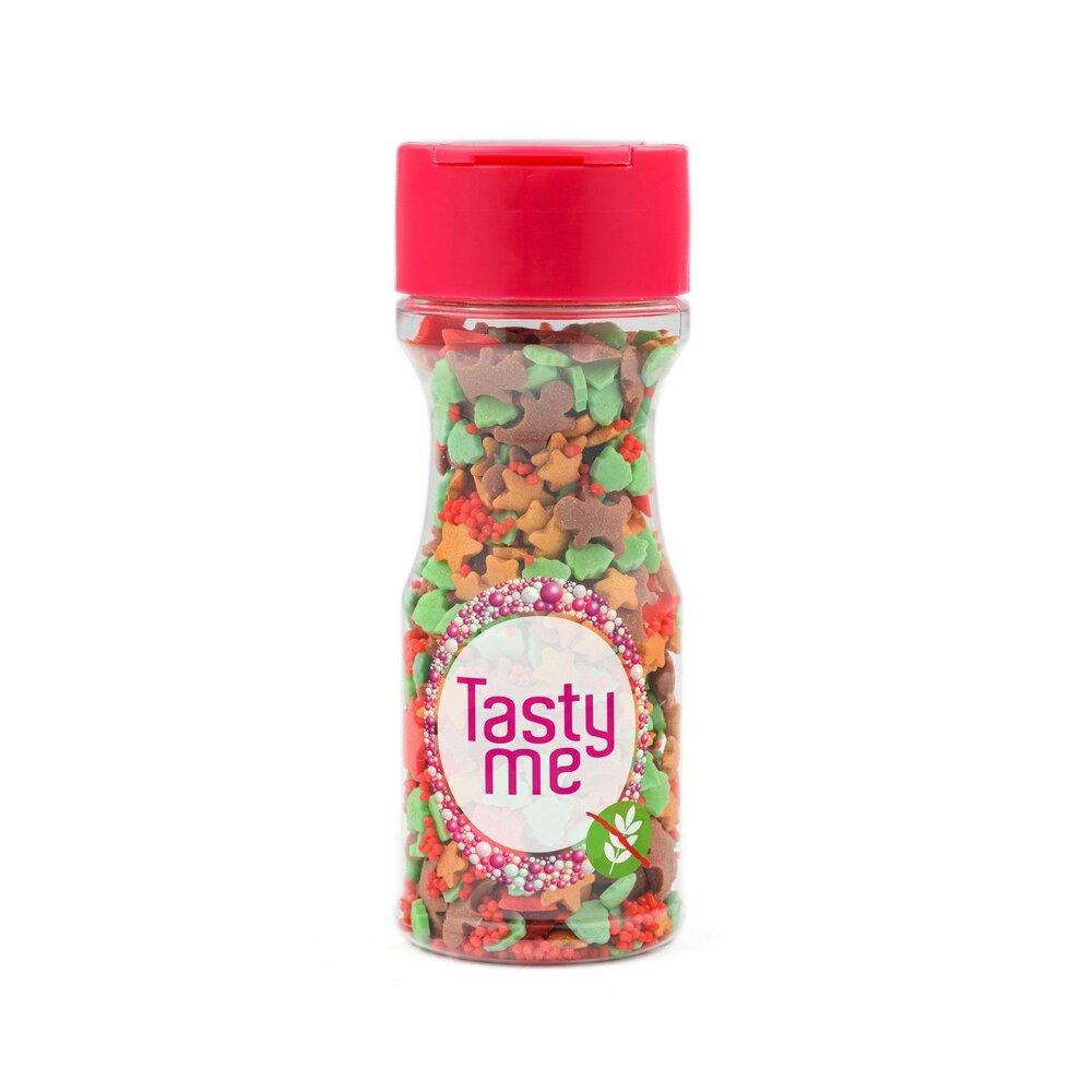 Tasty Me Sprinklemix Christmas Time 55 g &ndash; Glutenvrij