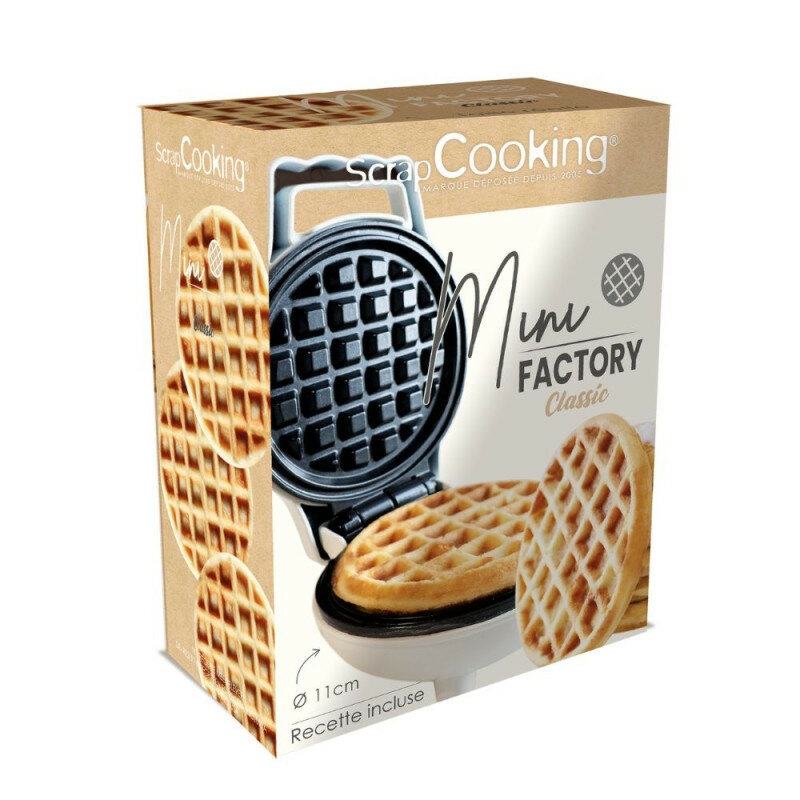 ScrapCooking Mini Waffle Factory Classic &ndash; Mini Waffle Maker &Oslash; 12 cm
