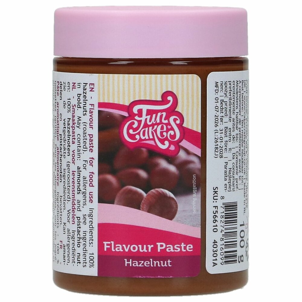 FunCakes Smaakpasta Hazelnoot 100g