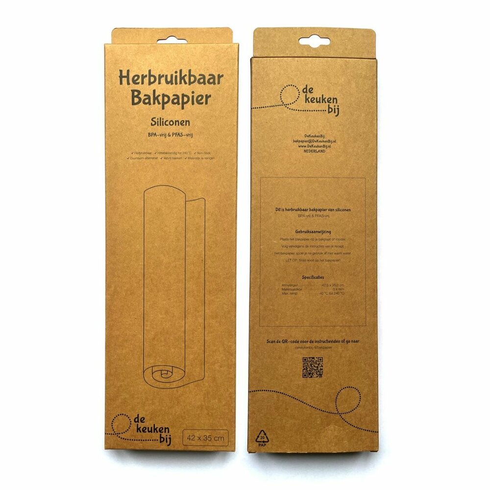 De KeukenBij Silicone Reusable Baking Mat 42 &times; 35 cm