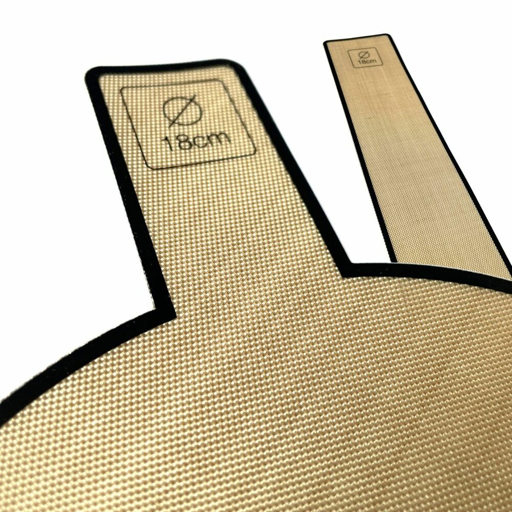 De KeukenBij Siliconen Herbruikbaar Bakpapier Rond &Oslash;18 cm