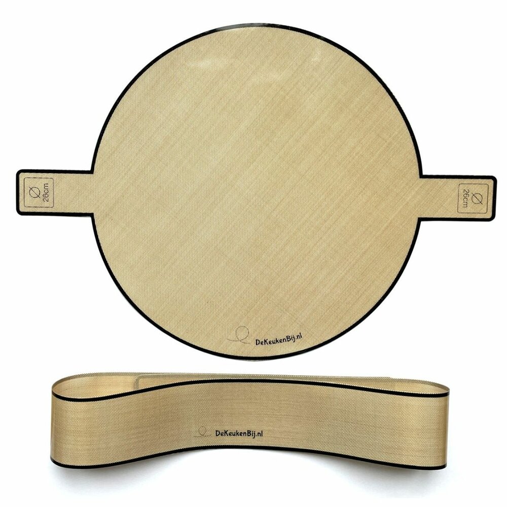 De KeukenBij Silicone Reusable Baking Paper Round &Oslash;26 cm