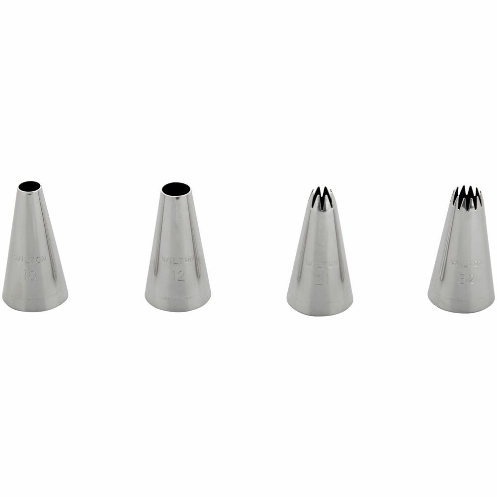 Wilton Spuitmondjes Large #010, #012, #021, #032 &ndash; Set/4