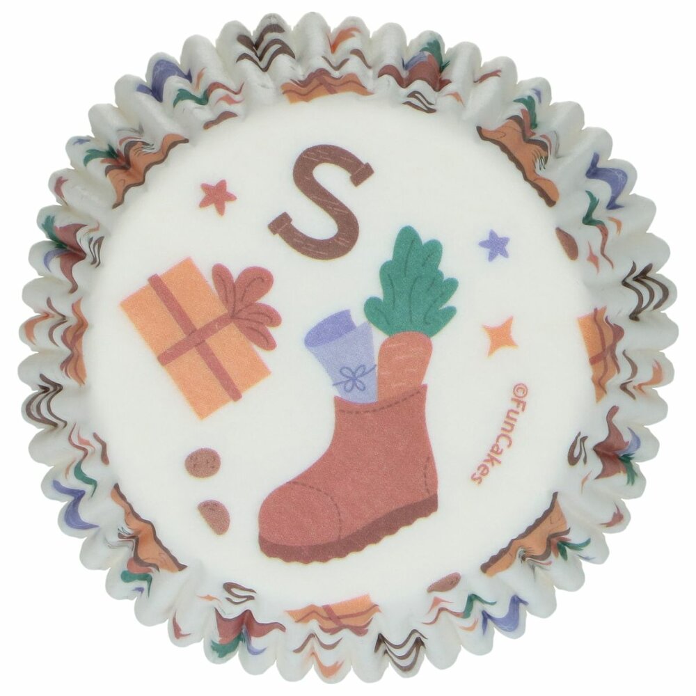 FunCakes Cupcakevormpjes Sinterklaas pk/48