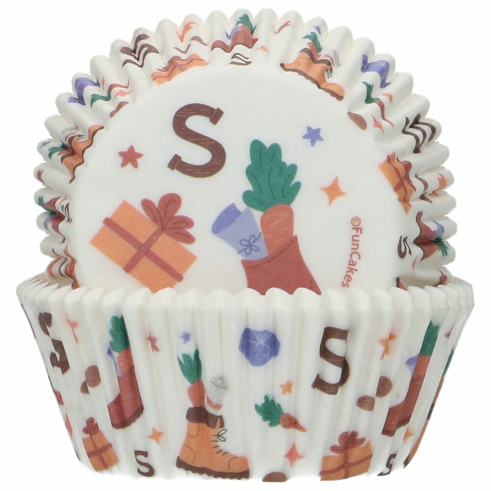 FunCakes Cupcakevormpjes Sinterklaas pk/48