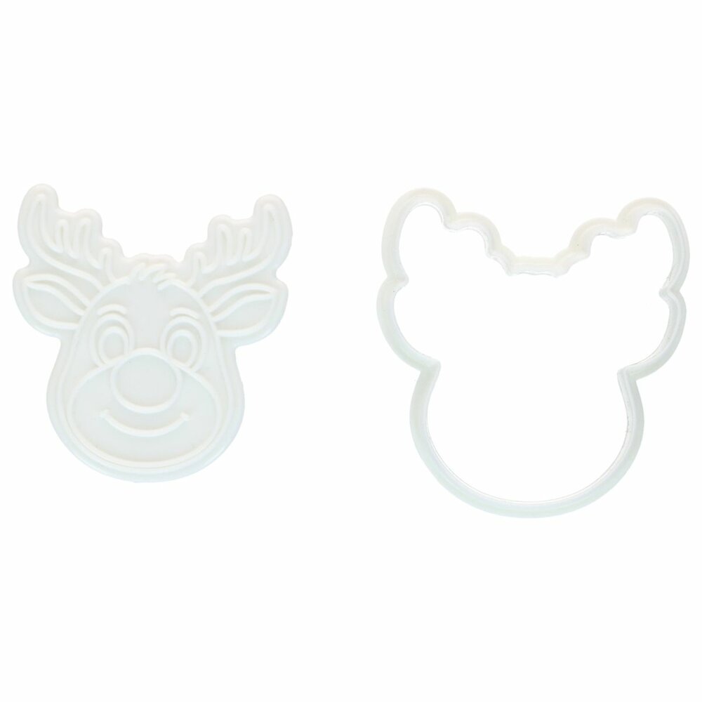 Wilton Koekjesuitsteker met Stempel Rendier 7,5cm