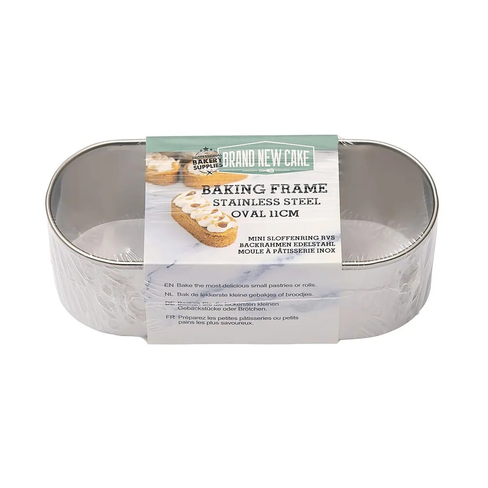BrandNewCake Mini Sloffenring RVS 11 cm
