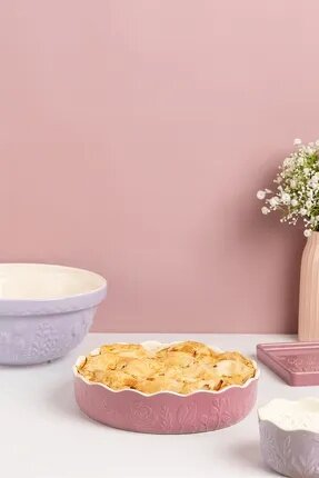 Mason Cash In The Meadow Pink Round Baking Dish &Oslash;23 cm