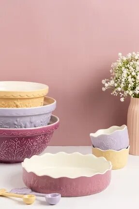 Mason Cash In The Meadow Pink Round Baking Dish &Oslash;23 cm
