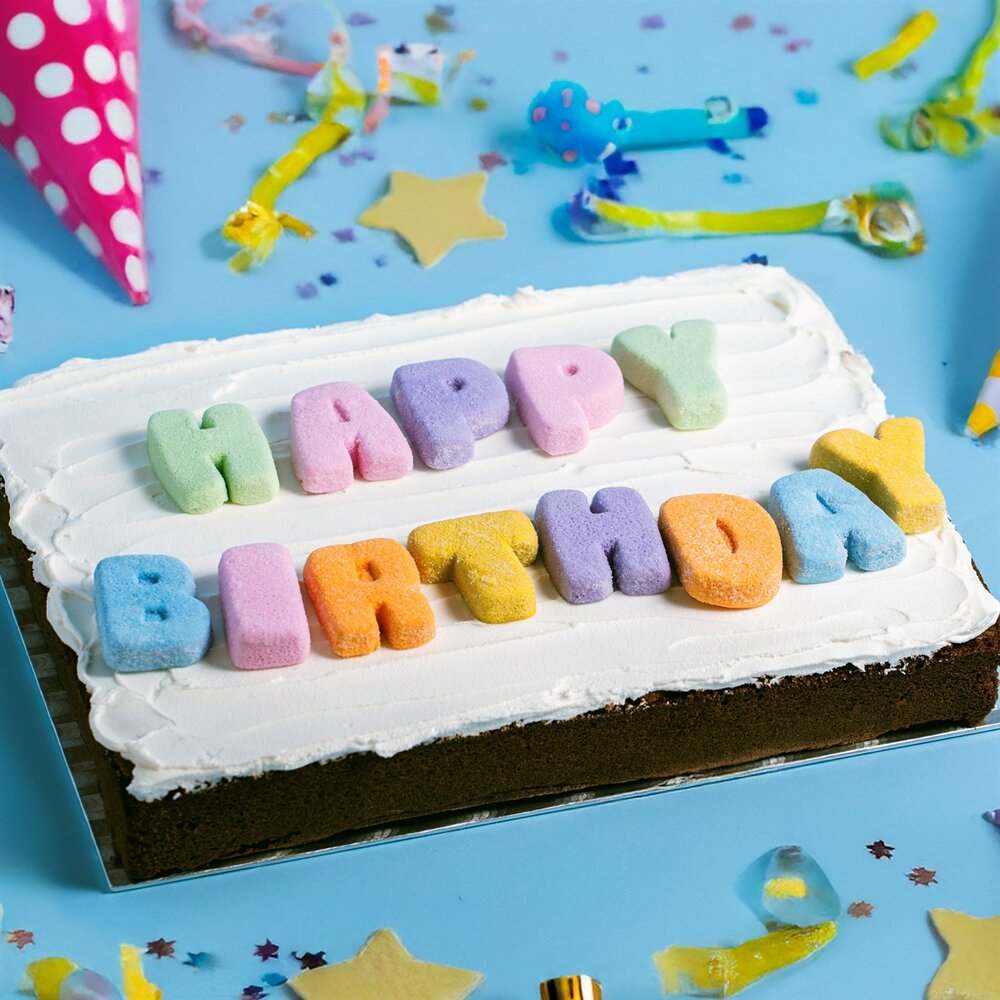 PME Marshmallow Happy Birthday Letters 13 stuks