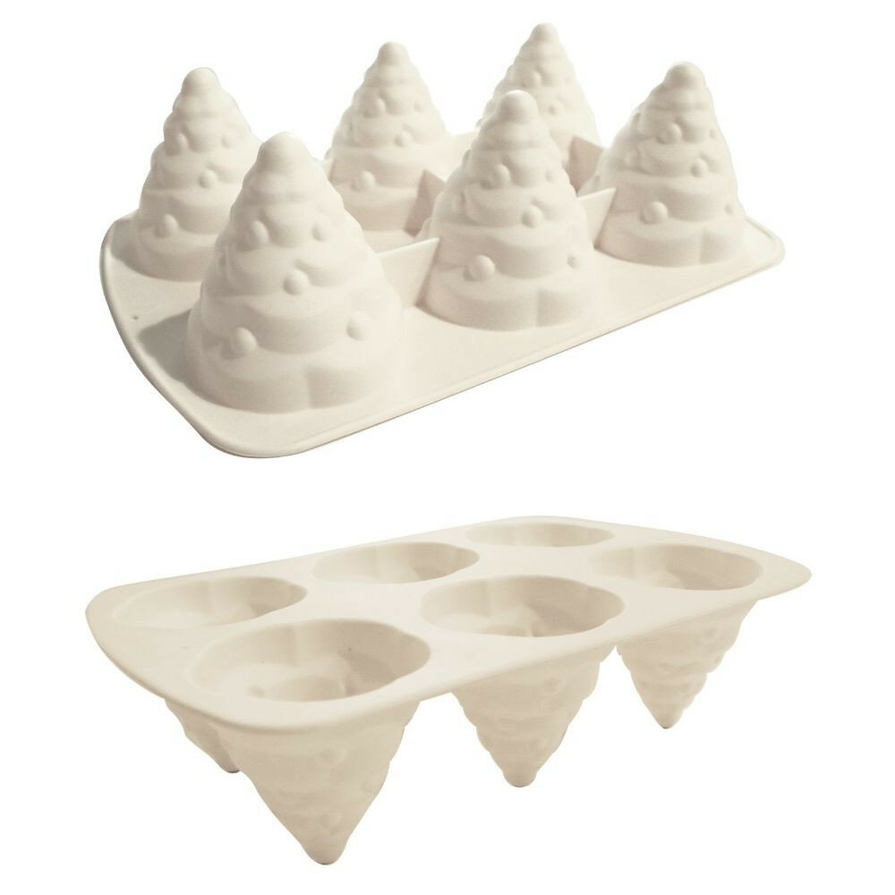 Scrapcooking Siliconen Bakvorm 6 Kerstbomen