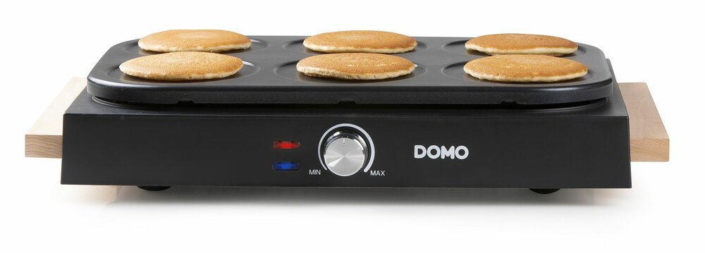 DOMO Pannenkoekenplaat - houten design - 6 P