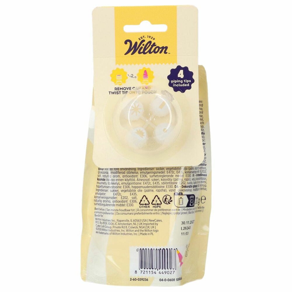 Wilton Decorator Icing White 212g
