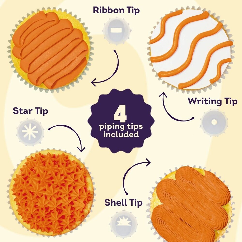 Wilton Decorator Icing Orange 212g
