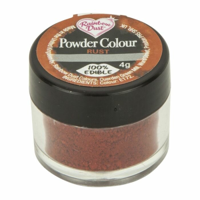 Rainbow Dust Powder Colour Brown - Rust T.H.T. 12/25