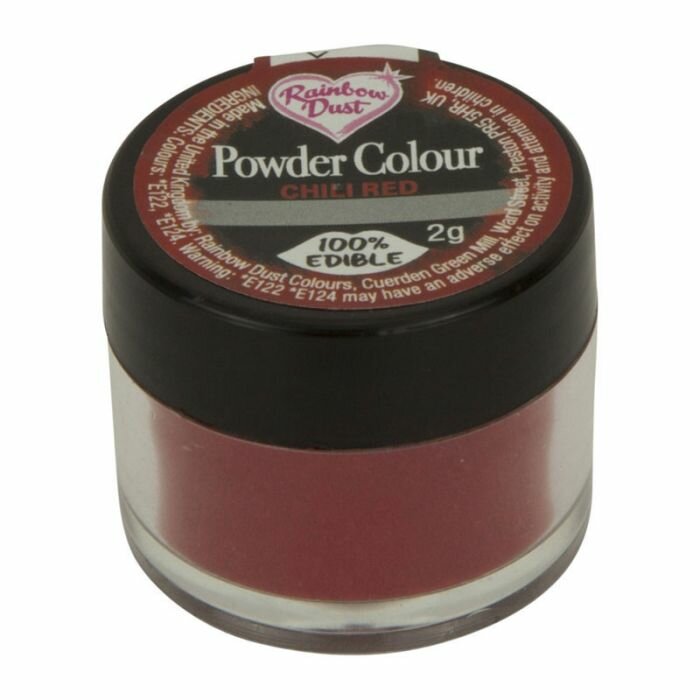 Rainbow Dust Powder Colour Red - Chili Red