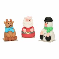FunCakes Suikerdecoratie 3D Kerstfiguren Set/3