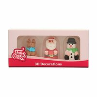 FunCakes Suikerdecoratie 3D Kerstfiguren Set/3