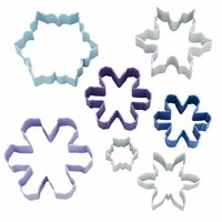 Wilton Assorted Snowflake Cookie Cutters &ndash; Set/7