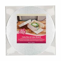 FunCakes Taartdoos &amp; Rond Cake Board (3mm) 25x25x15 cm