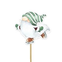 AH Christmas Gonk Cupcake Toppers pk/12