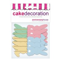 AH Easter Bunny Cupcake Toppers pk/12