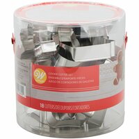 Wilton Metalen Uitsteker Set Holiday Set/18