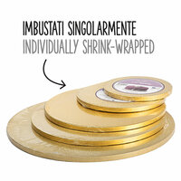 Decora Cake Drum Rond &Oslash; 35,6cm Goud