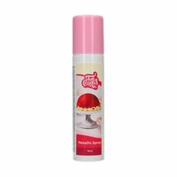 FunCakes Eetbare Metallic Spray Rood 100ml