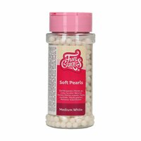 FunCakes Soft Pearls blanches 60 g