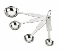 Ibili Measuring Spoons &ndash; Stainless Steel Set of 4