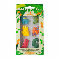 Decora Suikerdecoratie Dino set/6