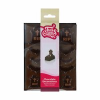 FunCakes Chocolade Decoraties Halloween Grafstenen Set/12