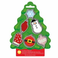 Wilton Koekjes Uitsteker Kerstboom Set/6