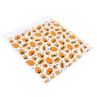 PME Halloween 20 Plastic Hersluitbare Feestzakjes - Pompoenfeest