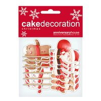 AH ​​​​​​​Santa and Friends Cupcake Toppers pk/12