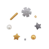 PME 6-in-1 Kerst Strooimix - Feestelijke Sprankeling 196g