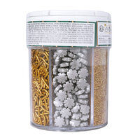 PME 6-in-1 Kerst Strooimix - Feestelijke Sprankeling 196g