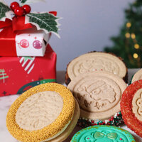 PME Christmas Cookie Embossing Stamp Set &ndash; 7 Piece