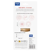 PME Christmas Cookie Embossing Stamp Set &ndash; 7 Piece